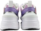 Purchase 【定制球鞋】 Nike M2K Tekno 厚底 MAY 撞色 塗鴉 貓爪 貼布 低幫 老爹鞋 女款 白紫