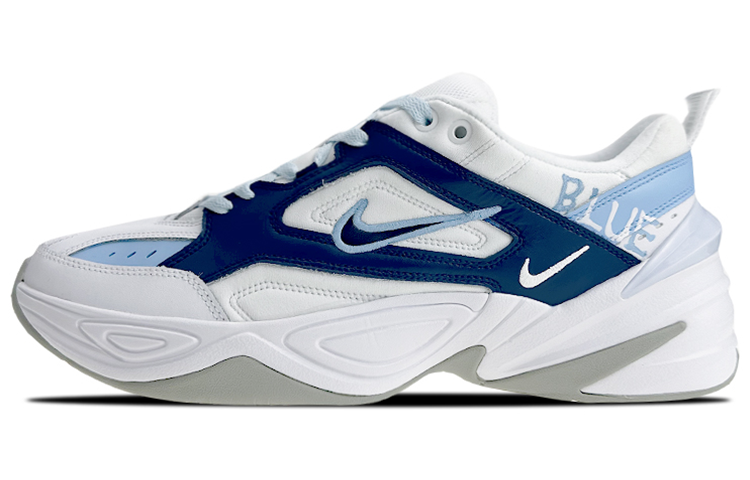 [Custom Shoes] (W) Nike M2K Tekno 'White Blue Graffiti'