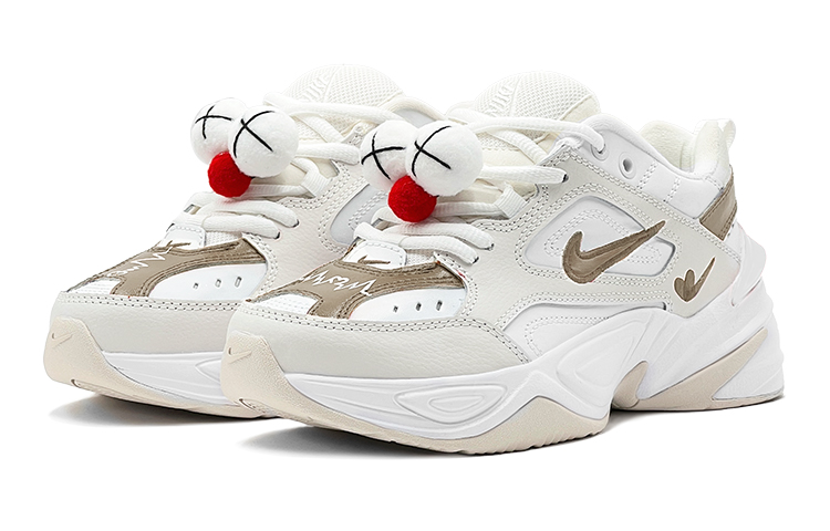 [Custom Shoes] (W) Nike M2K Tekno 'White Brown Graffiti Charm' 圖 3