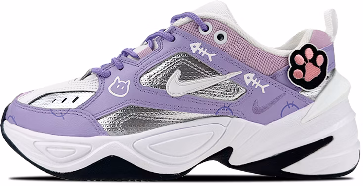 custom-shoes-women-nike-m2-k-tekno-white-purple-graffiti