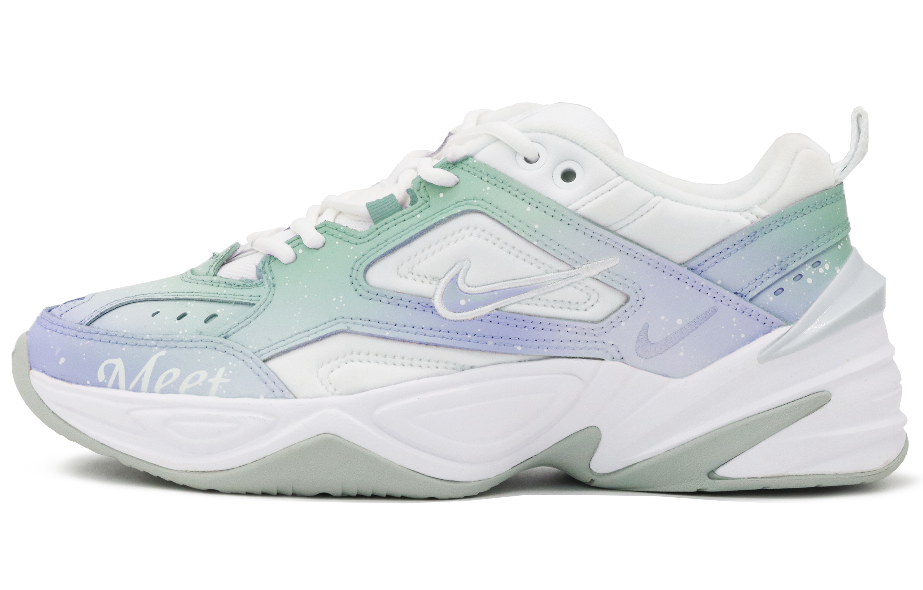 [Custom Shoes] (W) Nike M2K Tekno 'White Purple'