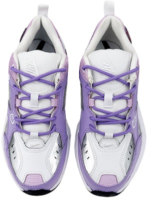 【定制球鞋】 Nike M2K 撞色 塗鴉 貓爪 貼布 襪子禮盒 低幫 老爹鞋 女款 白紫 Shop 【定制球鞋】 Nike M2K 撞色 塗鴉 貓爪 貼布 襪子禮盒 低幫 老爹鞋 女款 白紫