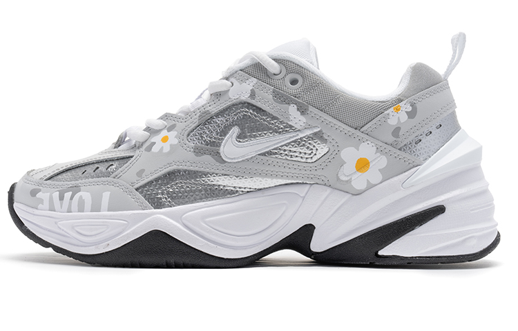[Custom Shoes] (W) Nike M2K Tekno 'Wild Crane Camouflage Graffiti Butterfly Deconstructed Double Shoelaces'