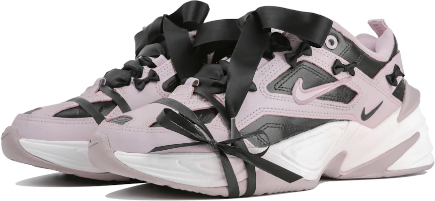 (W) 나이키 M2K 테크노 로우 '스완 핑크-화이트' 커스텀 슈즈 AO3108-500(Team4-女款黑天鹅) Lookbook (W) 나이키 M2K 테크노 로우 '스완 핑크-화이트' 커스텀 슈즈 AO3108-500(Team4-女款黑天鹅)