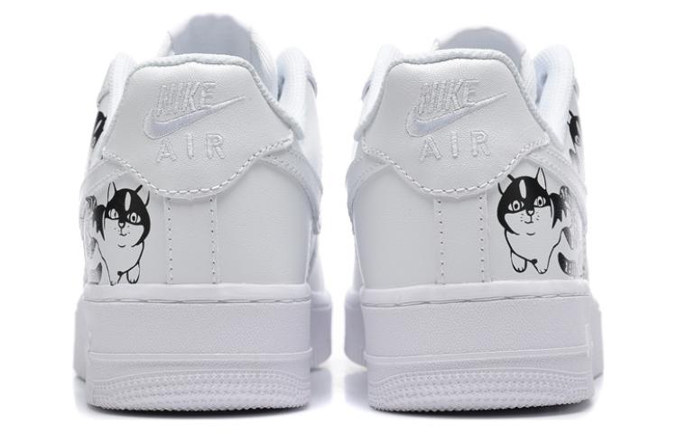 Purchase [Custom Shoes] (Women) Nike Off-White x Air Force 1 '07 'Graffiti Black White Cat'
