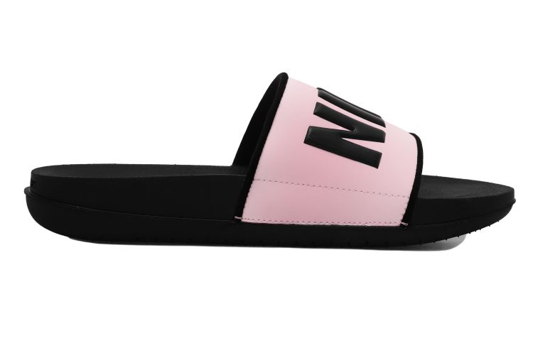 Buy 【客製球鞋】Nike Offcourt 粉墨 做舊 暈染 運動拖鞋 女款 黑粉