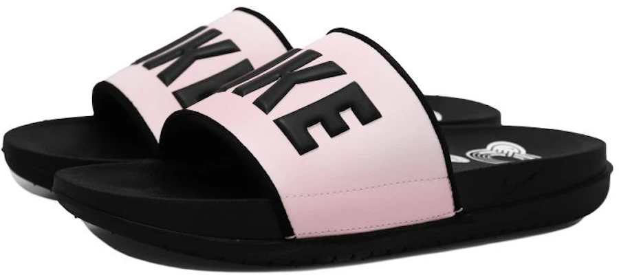【客製球鞋】Nike Offcourt 粉墨 做舊 暈染 運動拖鞋 女款 黑粉 Order 【客製球鞋】Nike Offcourt 粉墨 做舊 暈染 運動拖鞋 女款 黑粉