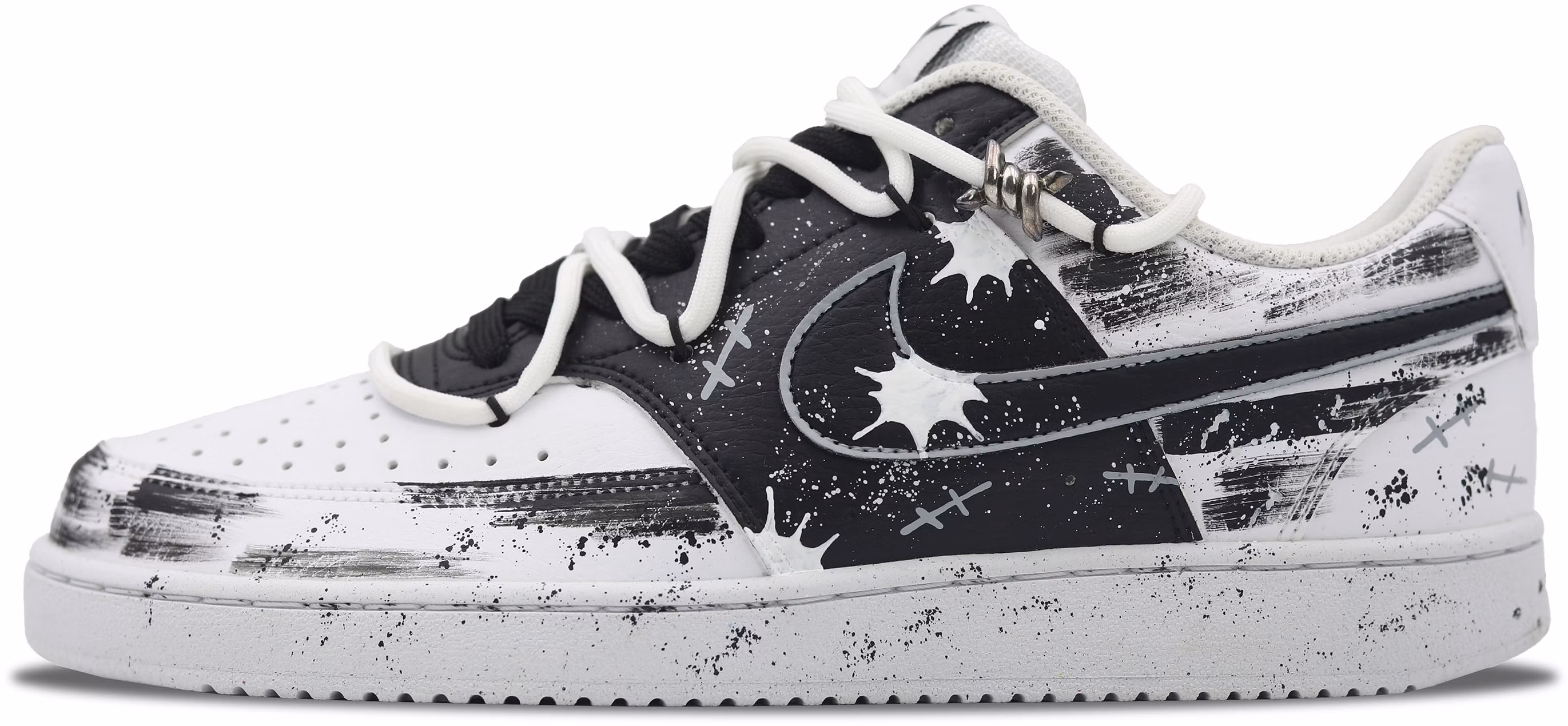 custom-shoes-women-nike-raat-x-court-vision-1-low-black-phantom-graffiti