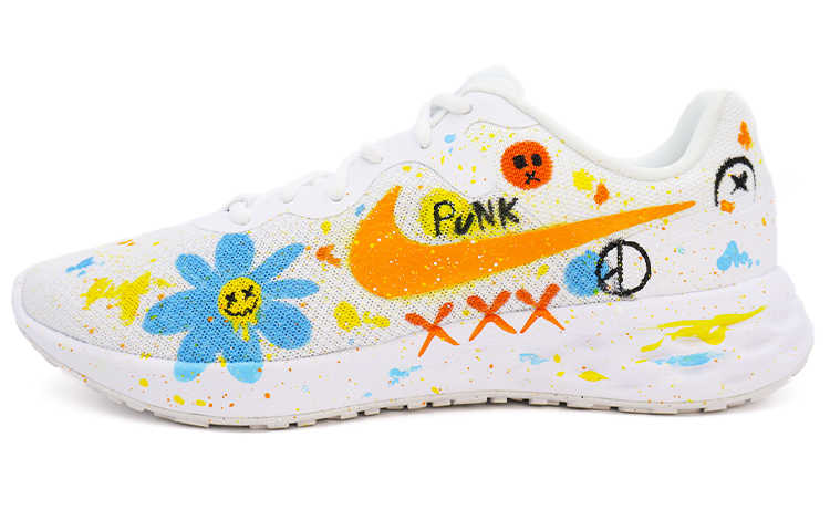 [Custom Shoes] (W) Nike Revolution 6 'Graffiti Smiley'