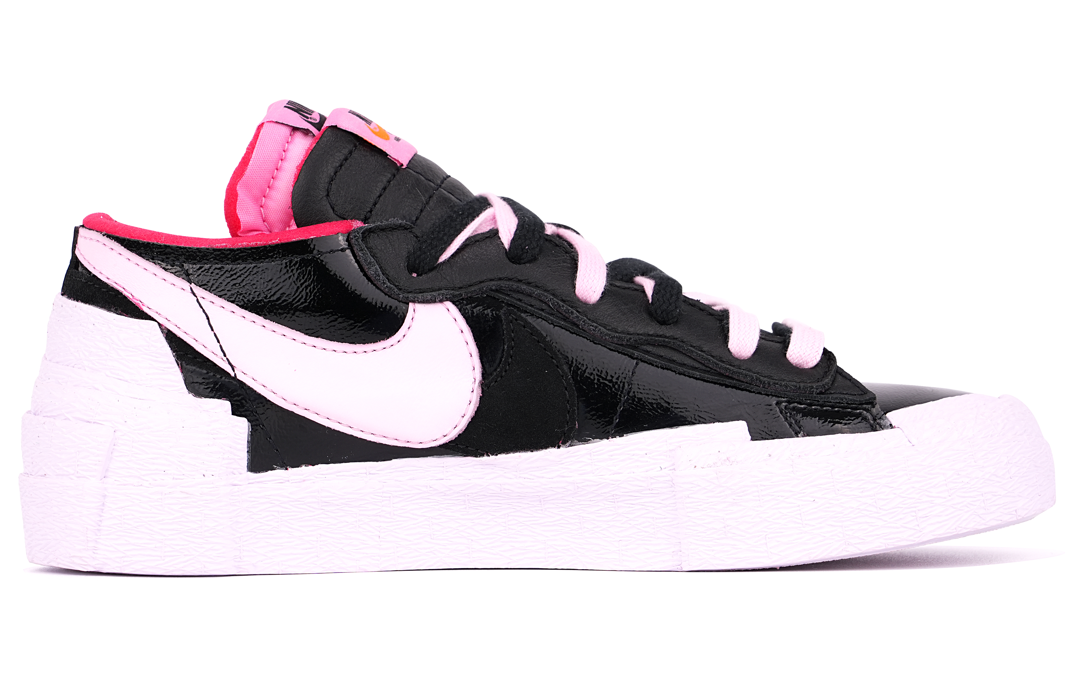 Order (W) [Sepatu Kustom] Nike sacai x Blazer Low 'Y2K Hitam Pink' DM6443-001(TeamTen-女款粉黑Sacai)
