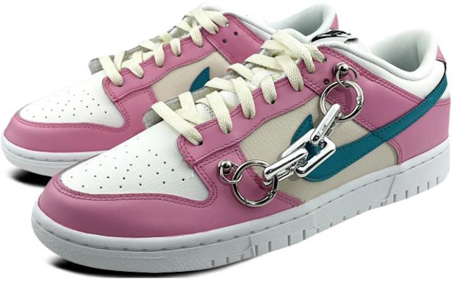 (W) 나이키 세인트세이야 x 덩크 로우 '핑크 그린' (커스텀) DD7099-100(Team叁-女款圣斗士星矢) Lookbook (W) 나이키 세인트세이야 x 덩크 로우 '핑크 그린' (커스텀) DD7099-100(Team叁-女款圣斗士星矢)