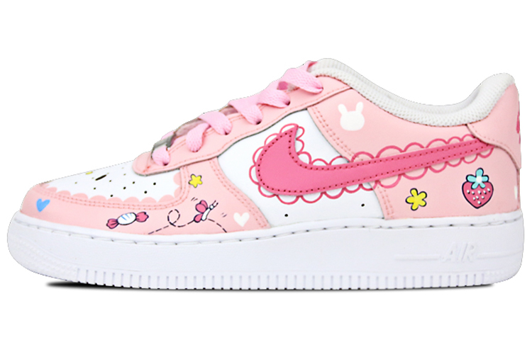 Buy [Custom Shoes] (Women) Nike Sanrio x Air Force 1 Low '07 'My Melody Pink Bow & Hearts'