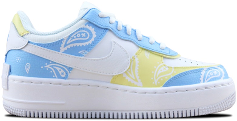 【定制球鞋】 Nike Air Force 1 Low Shadow 空軍一號 三麗鷗 玉桂狗 腰果花 耐磨防滑 休閒 低幫 板鞋 女款 藍白黃 Order 【定制球鞋】 Nike Air Force 1 Low Shadow 空軍一號 三麗鷗 玉桂狗 腰果花 耐磨防滑 休閒 低幫 板鞋 女款 藍白黃