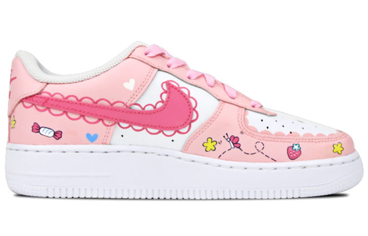 Order [Custom Shoes] (Women) Nike Sanrio x Air Force 1 Low '07 'My Melody Pink Bow & Hearts'