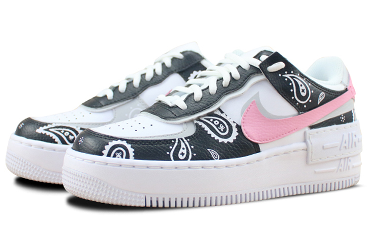 Lookbook (W) カスタムシューズ Nike×サンリオ AF1 Shadow クロミ カシューフラワー CI0919-100(Team叁-女款喷绘手绘库洛米腰果花)