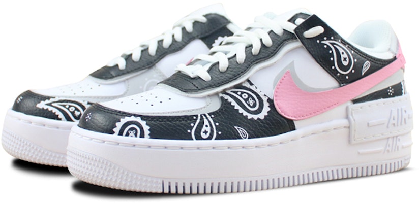 (W) カスタムシューズ Nike×サンリオ AF1 Shadow クロミ カシューフラワー CI0919-100(Team叁-女款喷绘手绘库洛米腰果花) Lookbook (W) カスタムシューズ Nike×サンリオ AF1 Shadow クロミ カシューフラワー CI0919-100(Team叁-女款喷绘手绘库洛米腰果花)