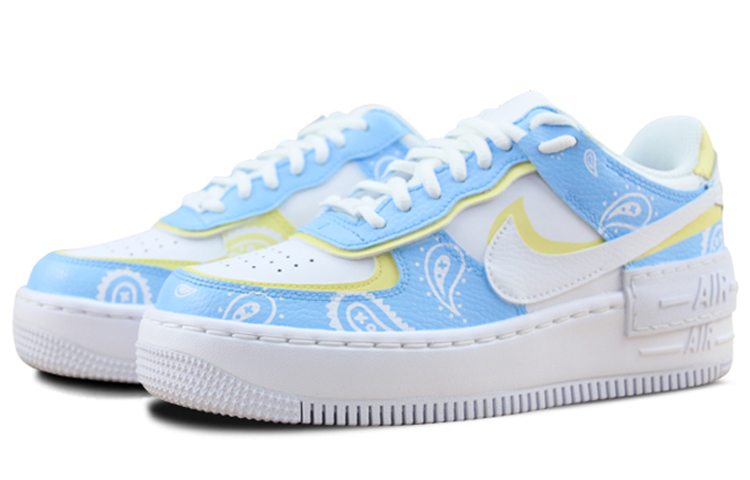 Lookbook (W) [定制鞋款] 耐克 Air Force 1 Low Shadow 三丽鸥 'シナモロール腰果花' CI0919-100(Team叁-女款喷绘手绘玉桂狗腰果花)