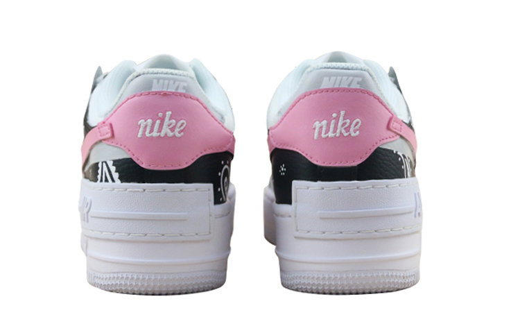 Shop (W) カスタムシューズ Nike×サンリオ AF1 Shadow クロミ カシューフラワー CI0919-100(Team叁-女款喷绘手绘库洛米腰果花)