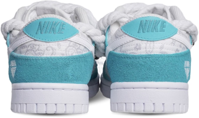 (W) 나이키 SB 덩크 로우 '민트 페이즐리' (커스텀) DJ9955-100(Team71-nv女款麻绳钻石腰果花) Shop (W) 나이키 SB 덩크 로우 '민트 페이즐리' (커스텀) DJ9955-100(Team71-nv女款麻绳钻石腰果花)