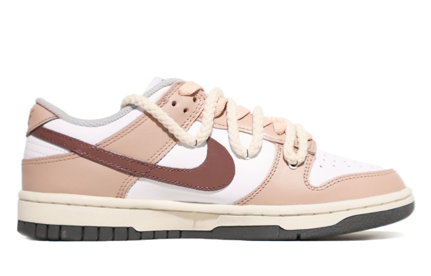 Order (W) [Chaussures Personnalisées] Nike SB Dunk Low ''Empreinte Cœur Rose Marron'' DD1503-117(TeamX-摩卡指纹爱心)