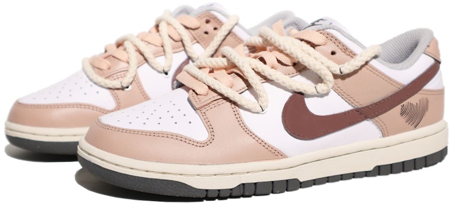 (W) 【定制鞋款】耐克SB Dunk低帮“玫瑰棕指纹心” DD1503-117(TeamX-摩卡指纹爱心) Lookbook (W) 【定制鞋款】耐克SB Dunk低帮“玫瑰棕指纹心” DD1503-117(TeamX-摩卡指纹爱心)