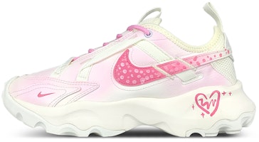 【客製化球鞋】Nike TC 7900 織物合成皮 酷愛氣泡 腮紅暈染 緩震防滑耐磨 低筒 生活悠閒鞋 女款 白粉 Order 【客製化球鞋】Nike TC 7900 織物合成皮 酷愛氣泡 腮紅暈染 緩震防滑耐磨 低筒 生活悠閒鞋 女款 白粉