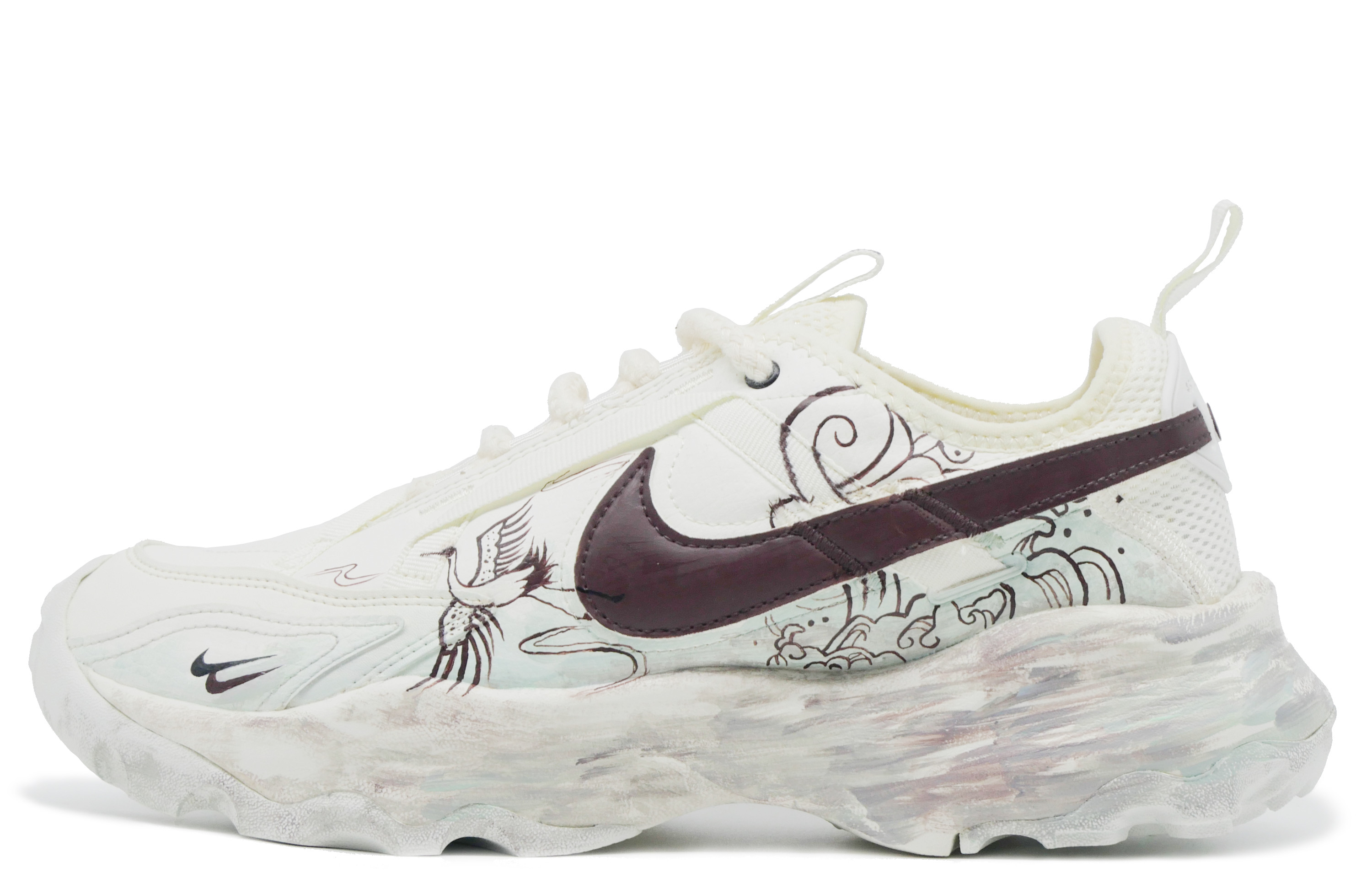 Order (W) [Kasut Custom] Nike TC 7900 'Cloud Crane' DD9682-100（Team255-云中仙鹤）