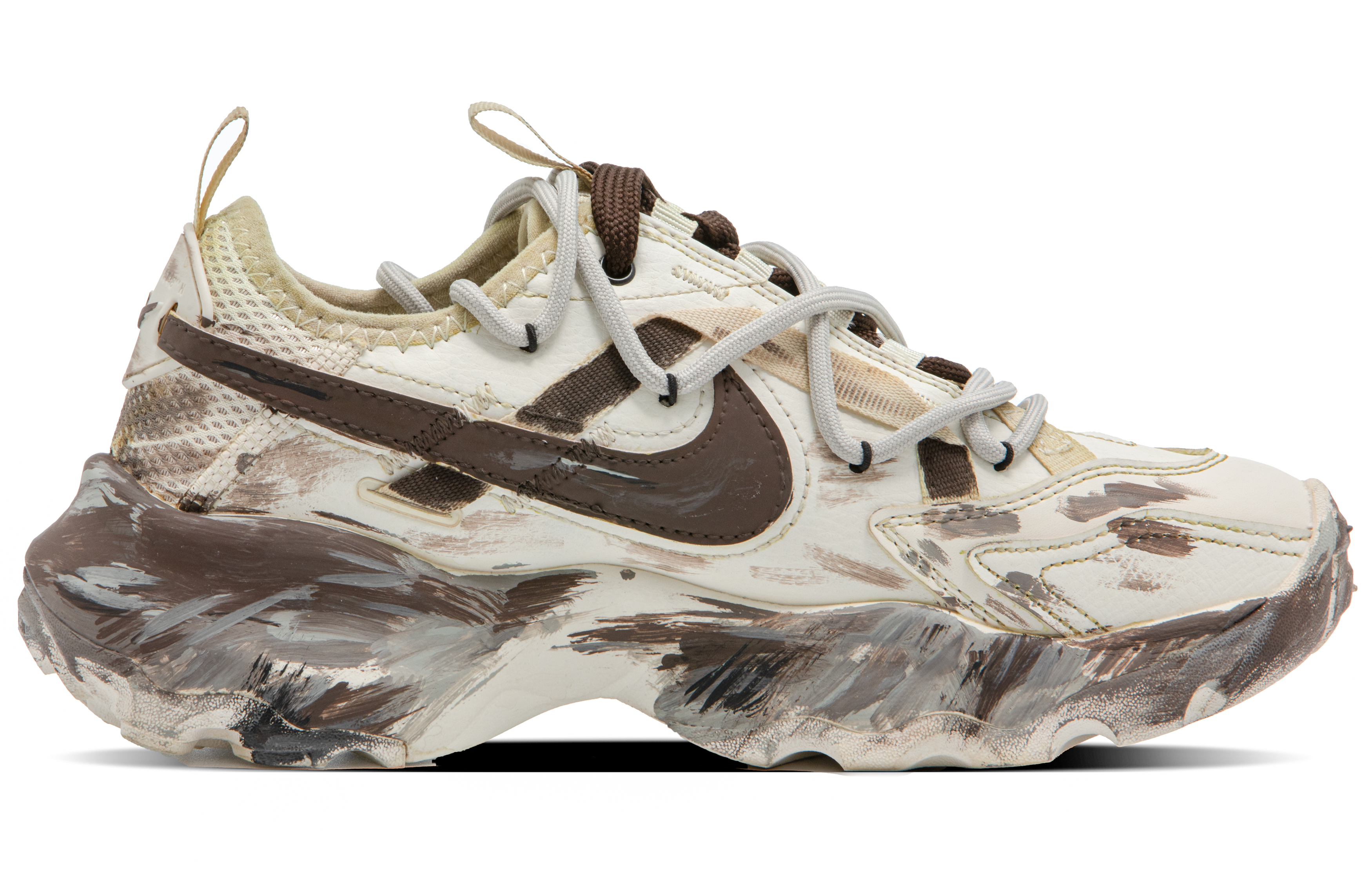 Lookbook (W) [Kasut Custom] Nike TC 7900 'Coklat Kuning Cyberpunk' DD9682-100（Team63-废土风暴）