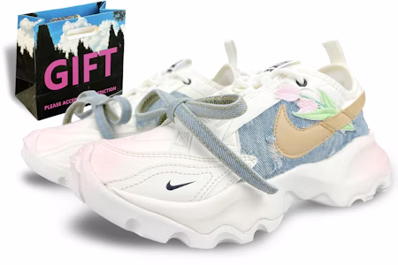 【定製球鞋】Nike TC 7900 丹寧鬱金香 節慶禮包款 水洗牛仔貼布 少女清新 甜美浪漫 低筒 運動休閒鞋 女款 粉白藍色 Buy 【定製球鞋】Nike TC 7900 丹寧鬱金香 節慶禮包款 水洗牛仔貼布 少女清新 甜美浪漫 低筒 運動休閒鞋 女款 粉白藍色