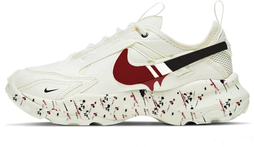 【訂製球鞋】Nike TC 7900 流體潑墨 潮流百搭 緩震耐磨 低筒運動休閒鞋 女款 白紅黑 Buy 【訂製球鞋】Nike TC 7900 流體潑墨 潮流百搭 緩震耐磨 低筒運動休閒鞋 女款 白紅黑