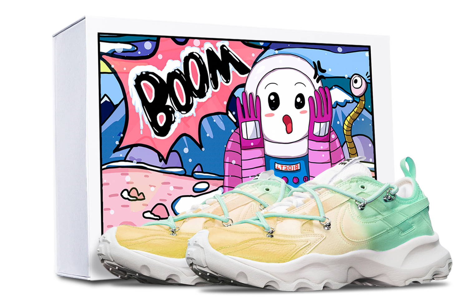 Buy (W) [Kasut Custom] Nike TC 7900 'Gradasi Macaron' DD9682-100(TeamT-TC橙绿渐变S-BOX)
