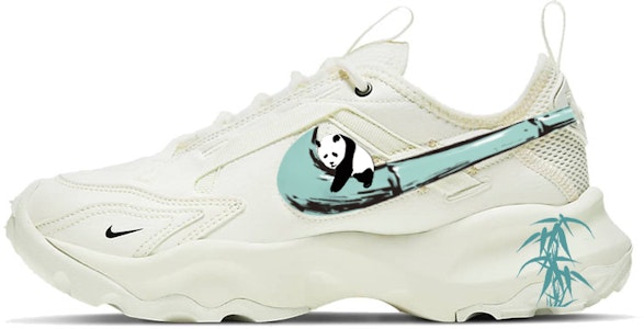 【定製球鞋】Nike TC 7900 新中式 熊貓抱竹 趴趴熊貓 緩震耐磨 低筒 運動休閒鞋 女款 白綠 Buy 【定製球鞋】Nike TC 7900 新中式 熊貓抱竹 趴趴熊貓 緩震耐磨 低筒 運動休閒鞋 女款 白綠