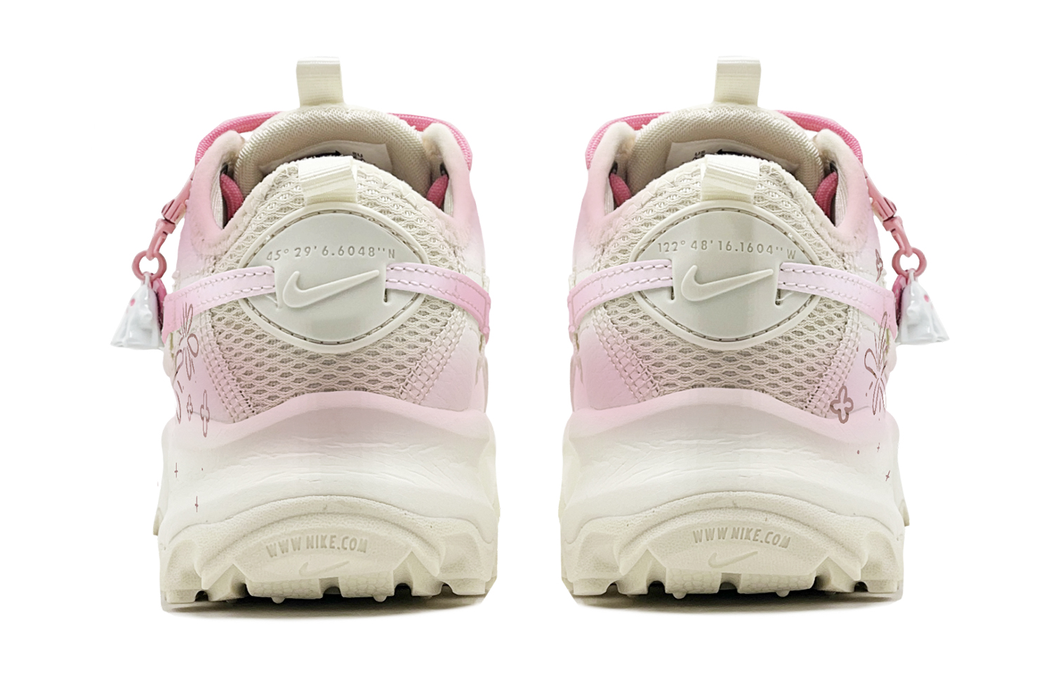 Purchase (W) [Kasut Custom] Nike TC 7900 'Romantic 520 Bunga Api Berkilau Merah Jambu' DD9682-100(TeamS2-TC漫花爱心S-BOX)