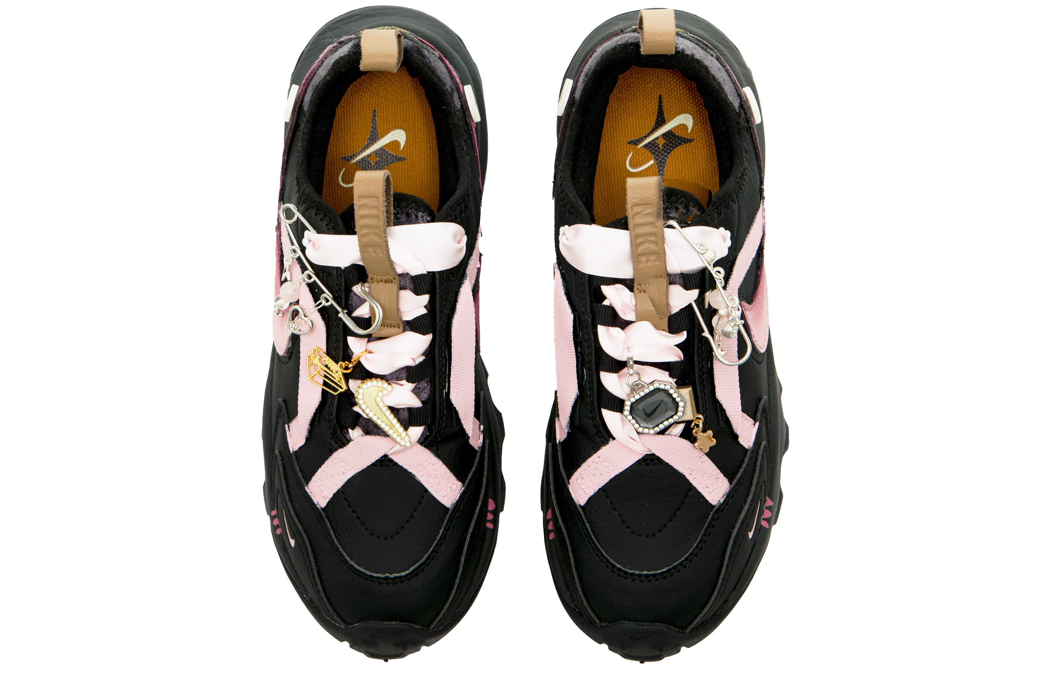 Purchase (W) [Sepatu Custom] Nike TC 7900 'Romantis Manis Hitam-Pink' FB1861-001（Team63-甜酷黑粉）