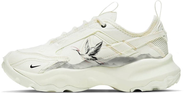 【訂製球鞋】Nike TC 7900 新中式 國風古色 仙鶴松山 緩震耐磨 低筒 生活休閒鞋 女款 白黑 Buy 【訂製球鞋】Nike TC 7900 新中式 國風古色 仙鶴松山 緩震耐磨 低筒 生活休閒鞋 女款 白黑