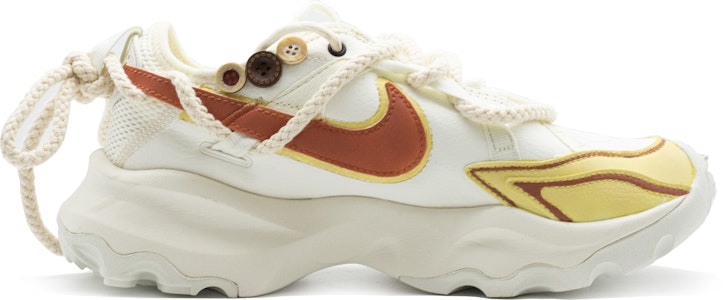 【訂製球鞋】Nike TC 7900 七十二 Cheese鈕扣 TPU合成革織物 減震耐磨防滑 低筒 運動休閒 女款 白色 黃色 棕色 Lookbook 【訂製球鞋】Nike TC 7900 七十二 Cheese鈕扣 TPU合成革織物 減震耐磨防滑 低筒 運動休閒 女款 白色 黃色 棕色