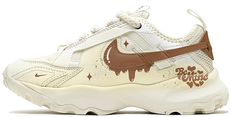 【訂製球鞋】Nike TC 7900 白色戀人禮物 浪漫宣言 麻繩鞋帶 特殊鞋盒 低筒 生活休閒鞋 女款 棕 Order 【訂製球鞋】Nike TC 7900 白色戀人禮物 浪漫宣言 麻繩鞋帶 特殊鞋盒 低筒 生活休閒鞋 女款 棕