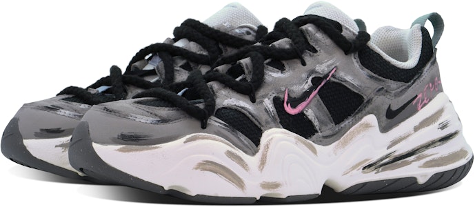 (W) 나이키 테크 헤라 '그라피티 블랙-그레이' 커스텀 슈즈 DR9761-001(Team84-涂鸦街区) Shop (W) 나이키 테크 헤라 '그라피티 블랙-그레이' 커스텀 슈즈 DR9761-001(Team84-涂鸦街区)