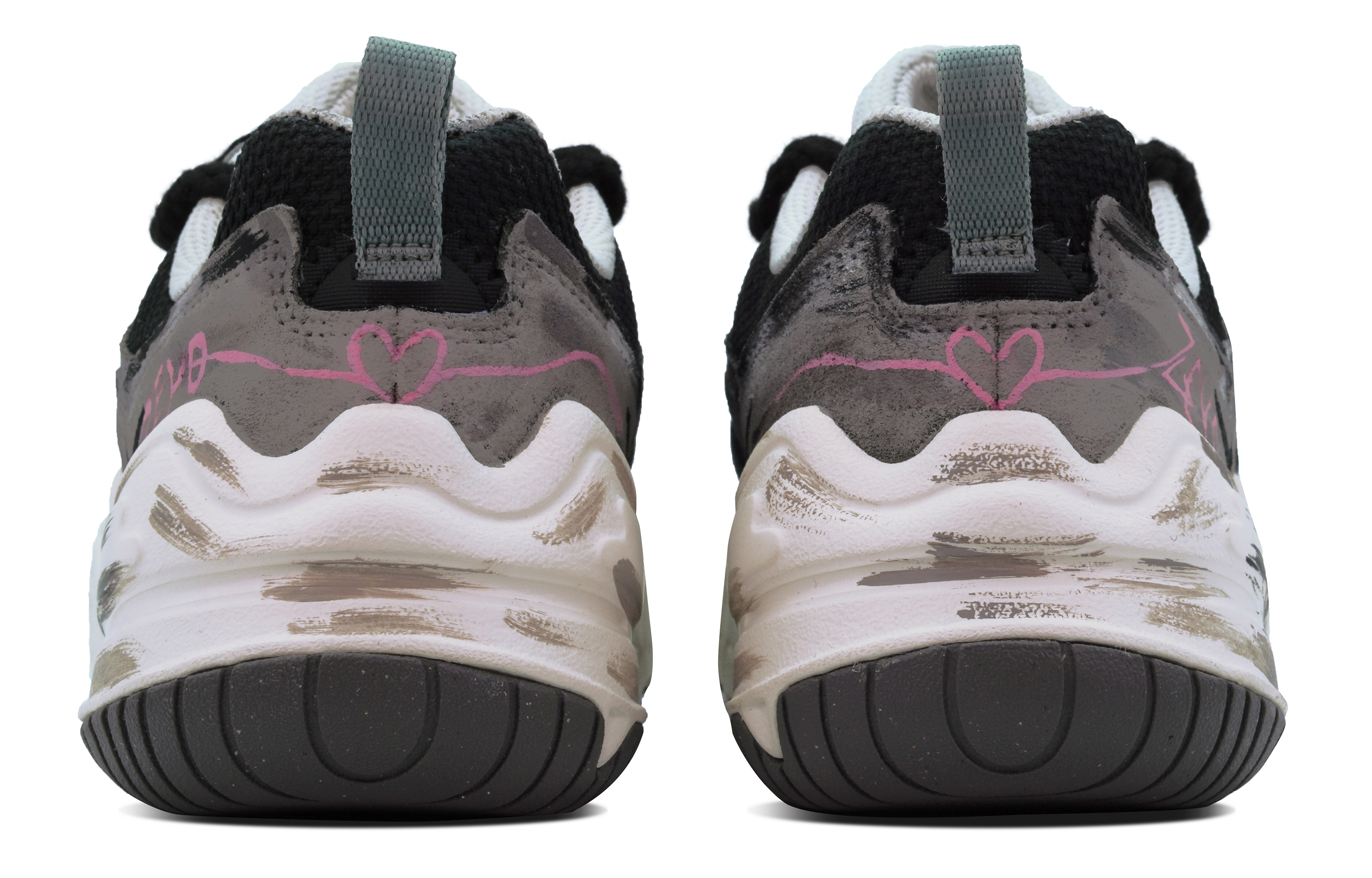 Purchase (W) ナイキ テック ヘラ カスタム 「グラフィティ黒灰」 DR9761-001(Team84-涂鸦街区)