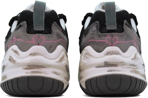 【訂製球鞋】 Nike Tech Hera OKYL 塗鴉街區 皮革 街頭風 工業風 黑色麻繩做舊解構風 減震防滑 低筒 生活休閒鞋 女款 黑灰 Purchase 【訂製球鞋】 Nike Tech Hera OKYL 塗鴉街區 皮革 街頭風 工業風 黑色麻繩做舊解構風 減震防滑 低筒 生活休閒鞋 女款 黑灰