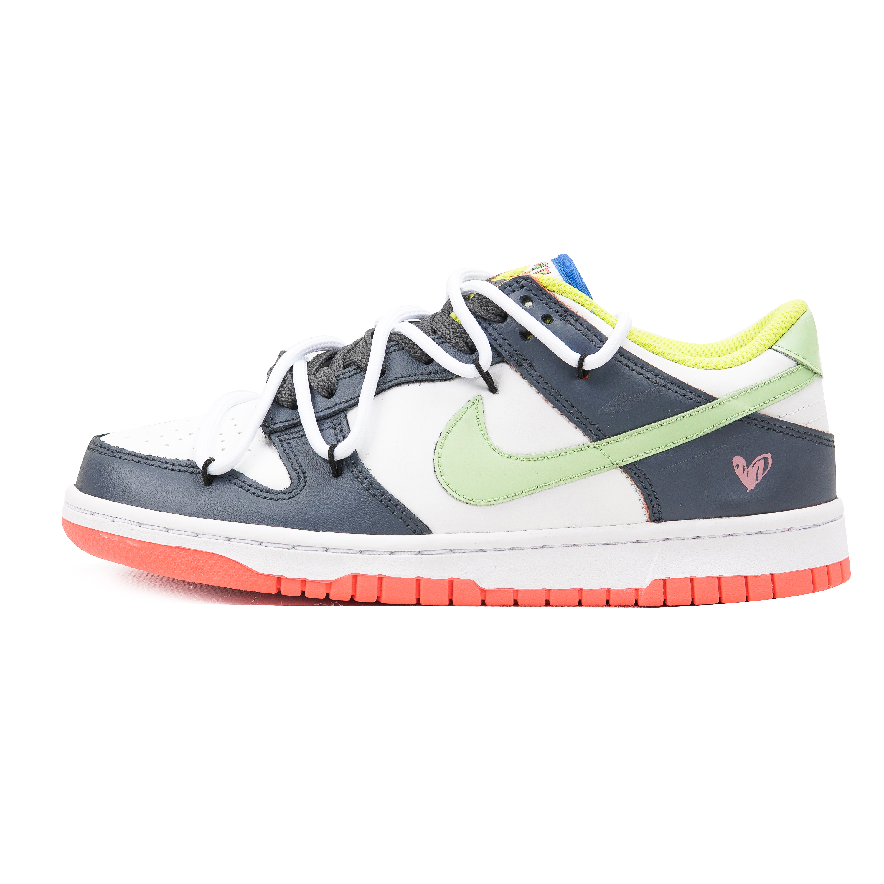 Order (W) 나이키 커스텀 덩크 로우 '썸머 아보카도' (Nike Custom Dunk Low 'Summer Avocado') DV1752-101(Teamp-牛油果灰绿）