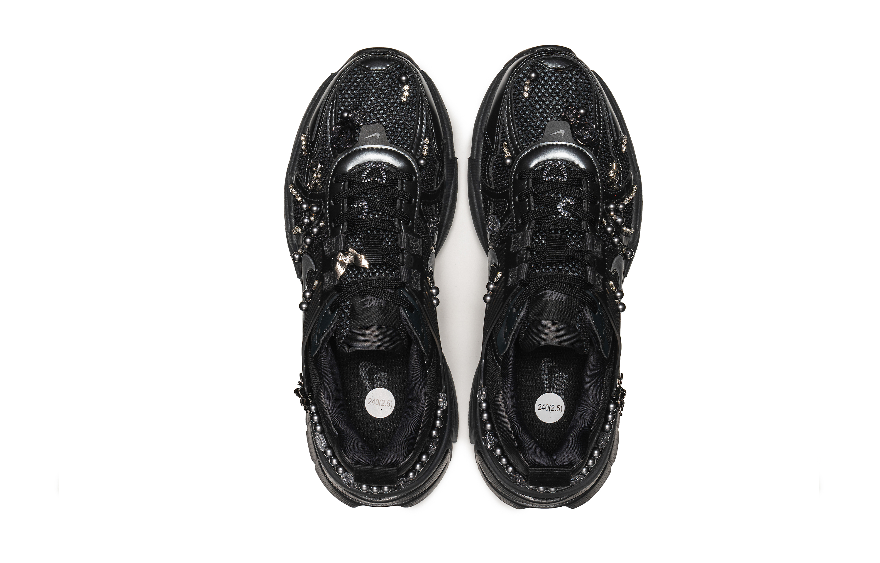 Purchase (W) [Kasut Tersuai] Nike V2K Run 'Ballet Butterfly Hitam Warrior Mutiara' FD0736-001(Team22-女款芭蕾风V2K黑)