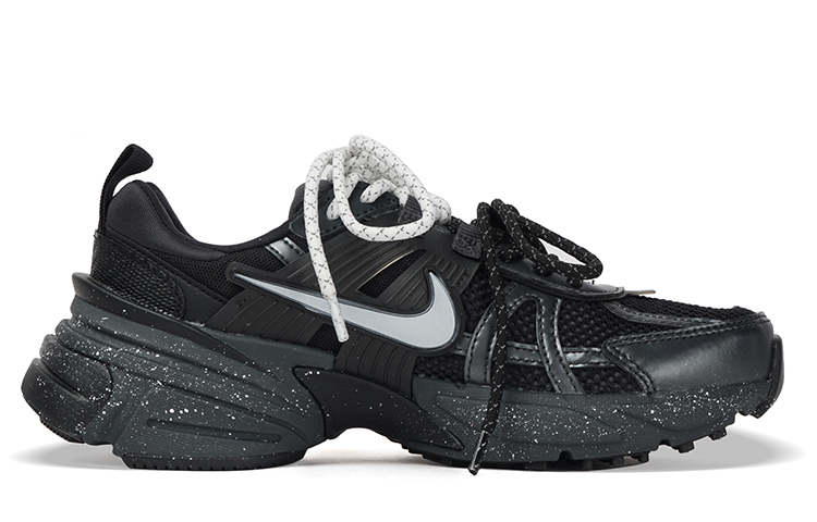 [Custom Shoes] (W) Nike V2K Run 'Cyberpunk Black Silver' 圖 3