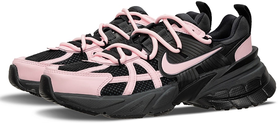 【定制球鞋】Nike V2K Run TMS 甜美辣妹 玩色風格 賽博龐克 解構 戶外 網布減震耐磨輕便 低筒跑步鞋 女款 黑粉 Shop 【定制球鞋】Nike V2K Run TMS 甜美辣妹 玩色風格 賽博龐克 解構 戶外 網布減震耐磨輕便 低筒跑步鞋 女款 黑粉