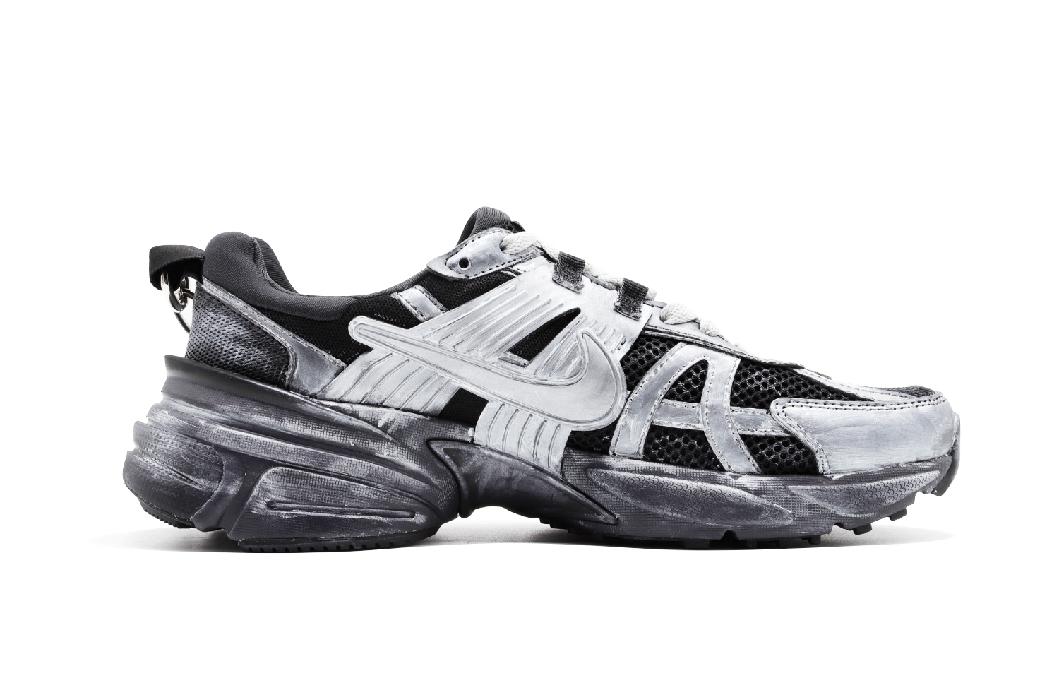 [Custom Shoes] (W) Nike V2K Run 'Futuristic Armored Maiden Silver White' 圖 3