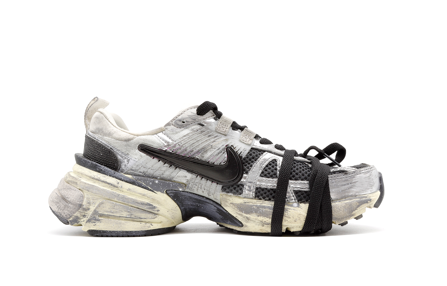 [Custom Shoes] (W) Nike V2K Run 'Grey Black' 圖 3