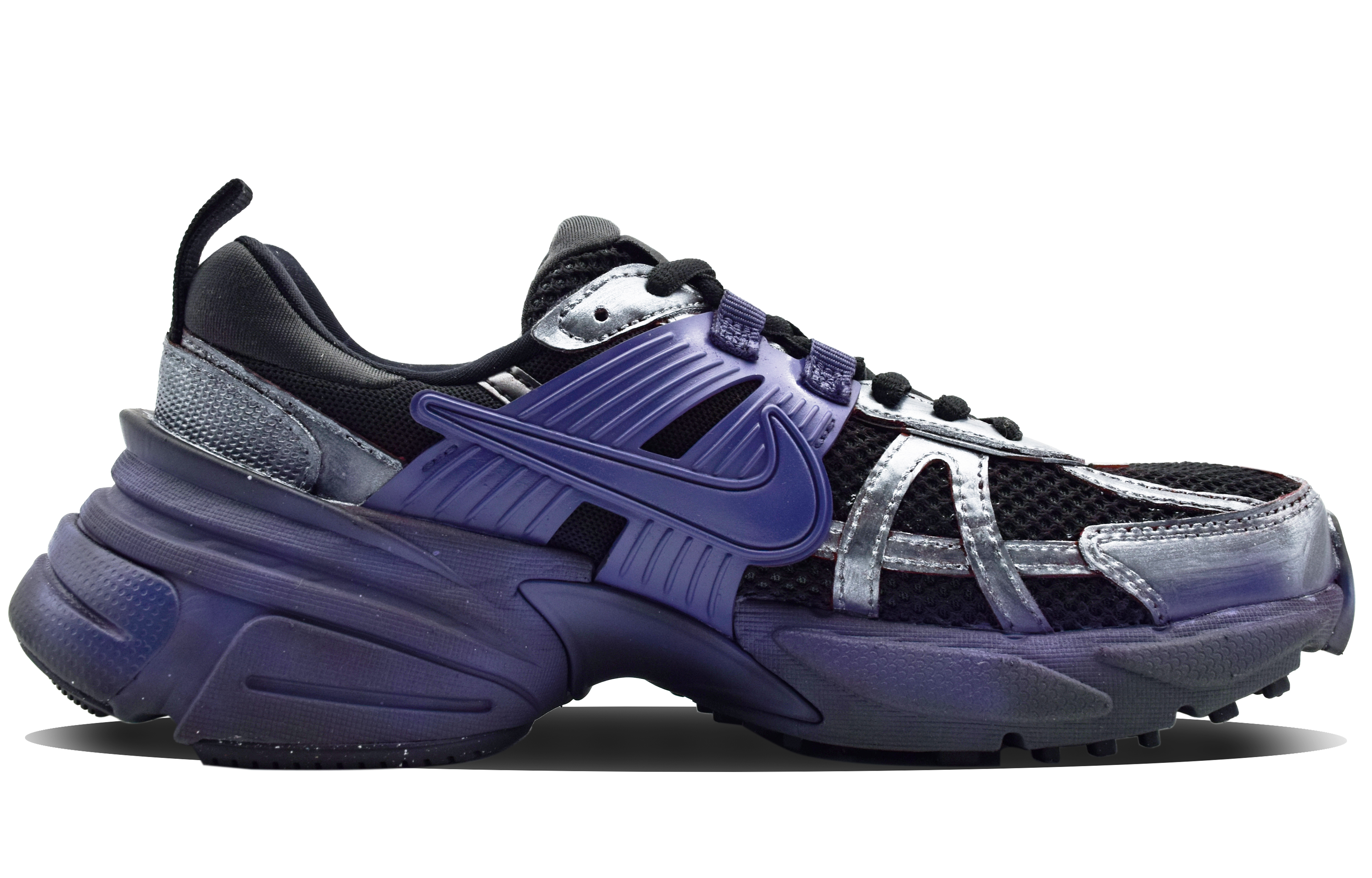 [Custom Shoes] (W) Nike V2K Run 'Metallic Ruins Blue-Silver' 圖 3