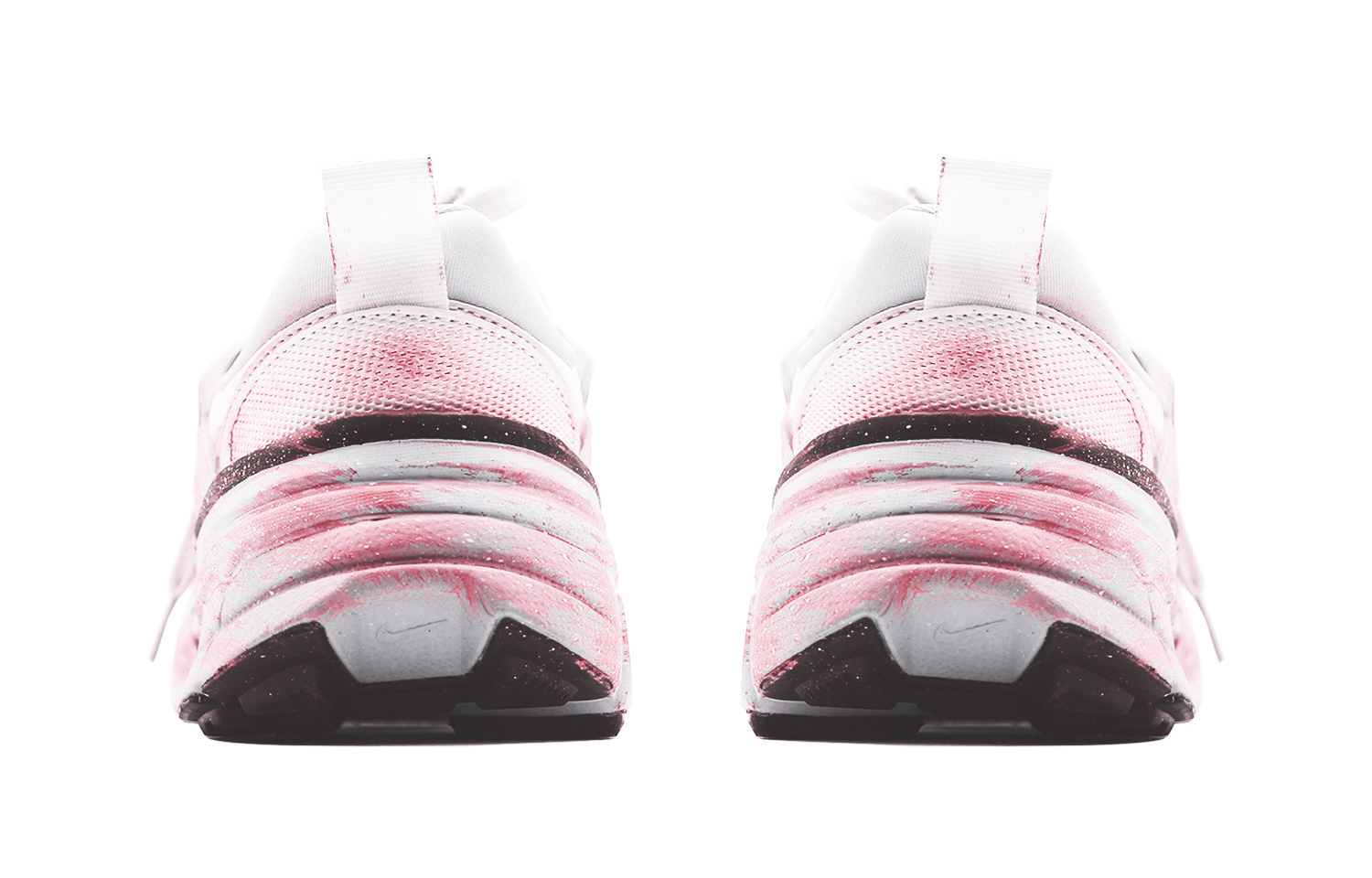 [Custom Shoes] (W) Nike V2K Run 'Pink Splatter' 圖 5