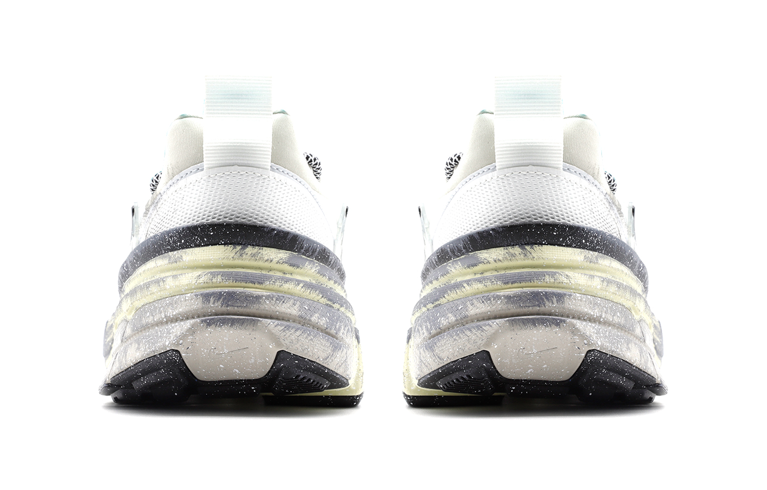 Purchase (W) [Sepatu Kustom] Nike V2K Run 'Abu-abu Silver Deconstructed Ruins' FD0736-100(Team140-废墟解构)