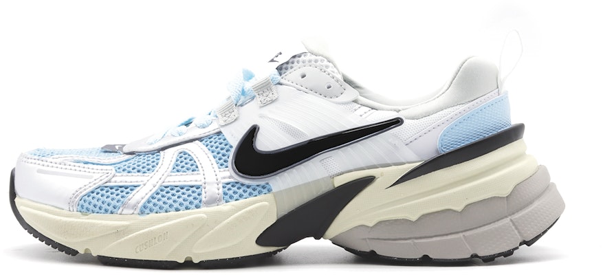 【訂製運球鞋】Nike V2K Run Summit White Metallic Silver 街頭風格 撞色 噴墨 編織物 減震防滑耐磨透氣支撐 低筒跑步鞋 女款 藍色 Buy 【訂製運球鞋】Nike V2K Run Summit White Metallic Silver 街頭風格 撞色 噴墨 編織物 減震防滑耐磨透氣支撐 低筒跑步鞋 女款 藍色